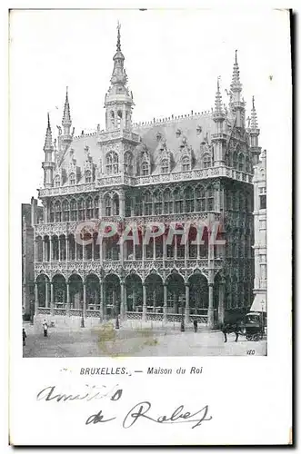 Cartes postales Bruxelles Maison Du Roi