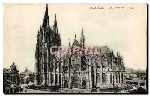 Cartes postales Cologne La Cathedrale