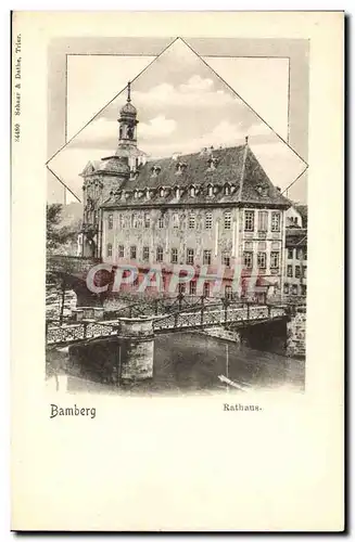 Cartes postales Bamberg Rathaus