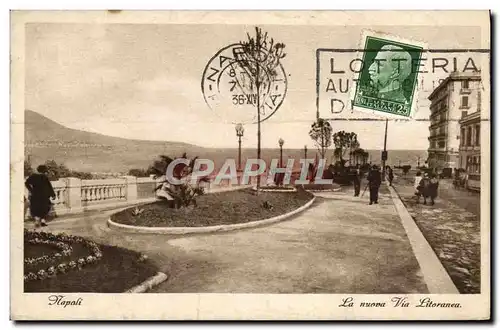 Cartes postales Napoli La Nuova Via Litoranea