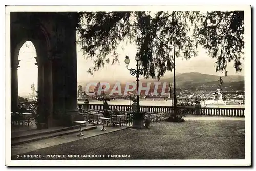 Ansichtskarte AK Firenze Piazzale Michelangiolo E Panorama