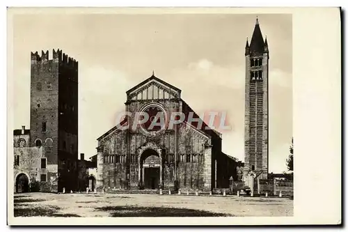 Ansichtskarte AK Verona Basilica Zeno Maggiore Veduta Esterna