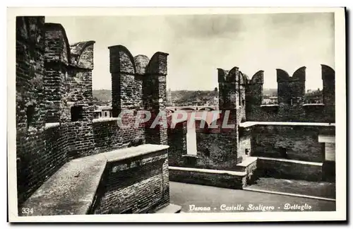 Cartes postales Verona Castello Scaligero Dettaglio