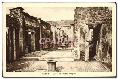 Ansichtskarte AK Pompei Casa Del Poeta Tragico