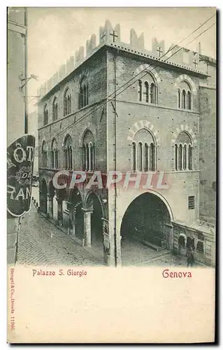Cartes postales Palazzo S Girogio Genova