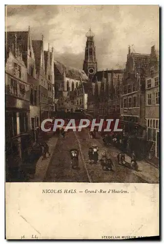 Cartes postales Nicolas Hals Grand Rue D&#39Haarlem