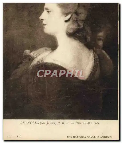 Cartes postales Reynolds Portrait Of A Lady National Gallery London