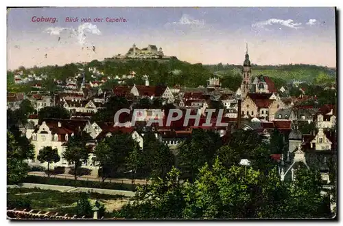 Cartes postales Coburg Blick Von Der Capelle