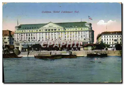 Ansichtskarte AK Coblenz Hotel Coblenzer Hof