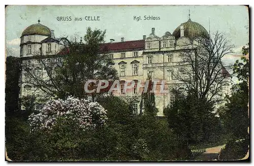 Cartes postales Gruss Aus Celle Kgl Schloss