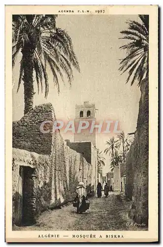 Cartes postales Algerie Mosquee A Biskra