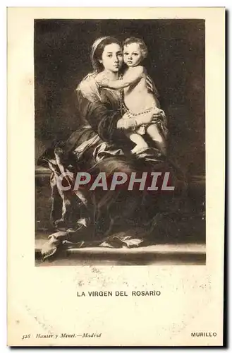 Cartes postales La Virgen Del Rosario Murillo