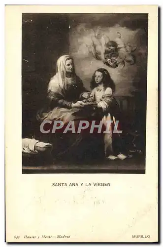 Cartes postales Santa Ana Y La Virgen Murillo