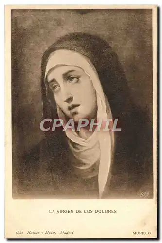 Ansichtskarte AK La Virgen De Los Dolores Murillo