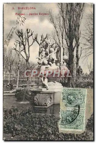 Cartes postales Barcelona Parque Jarron Reynes