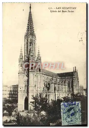 Ansichtskarte AK San Sebastian Iglesia Del Buen Pastor