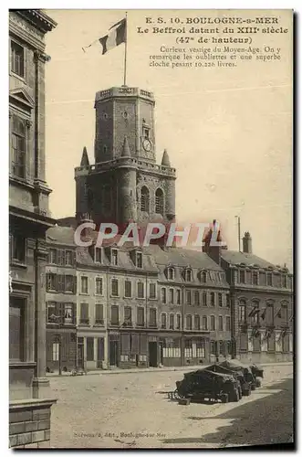 Ansichtskarte AK Boulogne Sur Mer Le Beffroi Datant Du 13eme