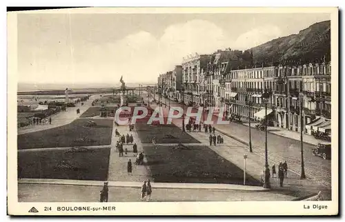 Cartes postales Boulogne Sur Mer La Digue