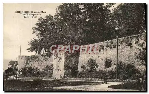 Ansichtskarte AK Boulogne Sur Mer Les Remparts