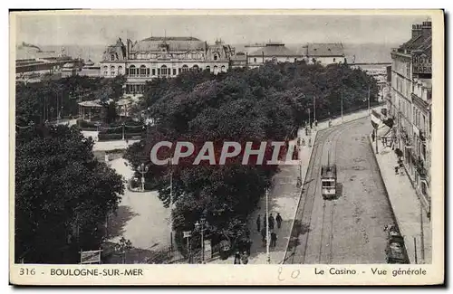 Ansichtskarte AK Boulogne Sur Mer Le Casino Vue Generale