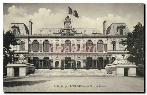 Cartes postales Boulogne Sur Mer Le Casino