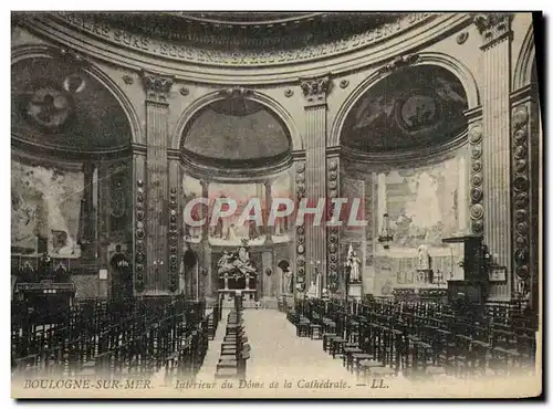 Cartes postales Boulogne Sur Mer Interieur Du Dome De La Cathedrale
