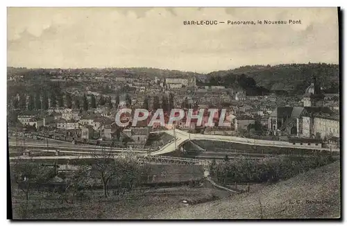 Cartes postales Bar Le Duc Panorama Le Nouveau Pont