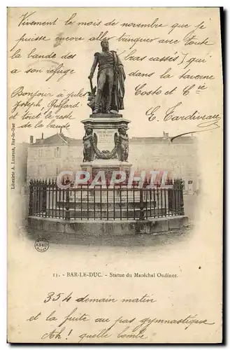 Cartes postales Bar Le Duc Statue Du Marechal Oudinot