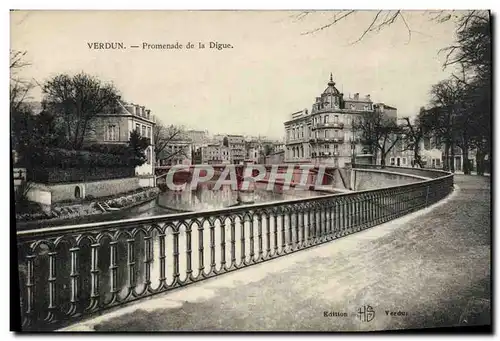 Ansichtskarte AK Verdun Promenade De La Digue