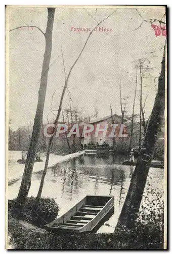 Cartes postales Paysage d'Hiver