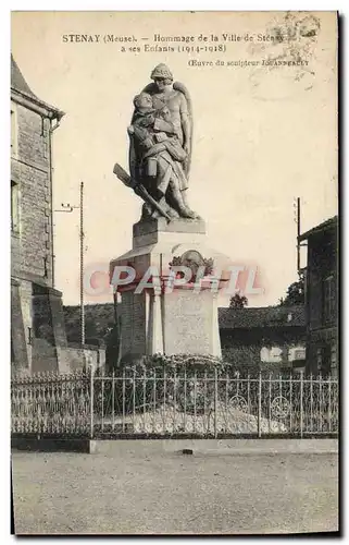 Ansichtskarte AK Stenay Hommage De La Ville De Stenay a ses enfants Militaria