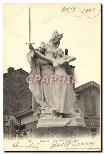 Cartes postales Domremy Groupe De Mercie Jeanne d'Arc
