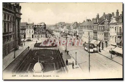 Cartes postales Calais Boulevard Jacquard Tramway