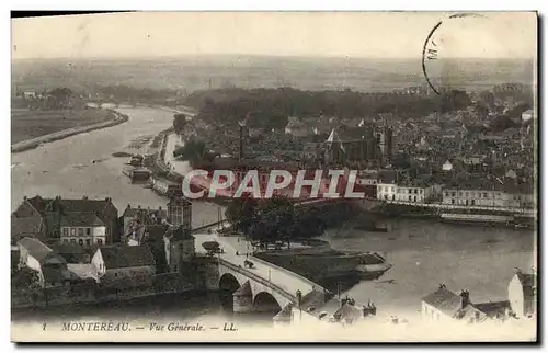 Cartes postales Montereau Vue Generale