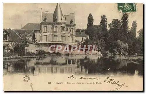 Cartes postales Moret Bord Du Loing En Amont Du Pont