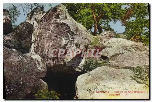 Cartes postales Nemours Rochers De Chaintreauville La Grotte