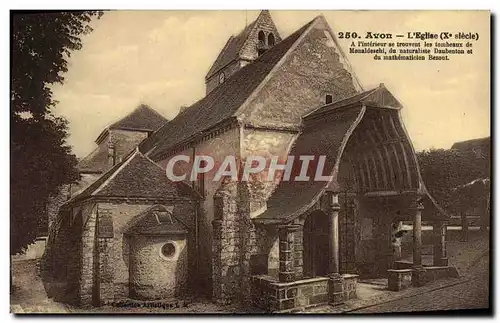 Cartes postales Avon L&#39Eglise