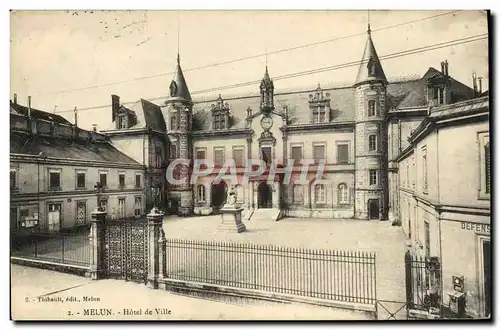 Cartes postales Melun Hotel De Ville