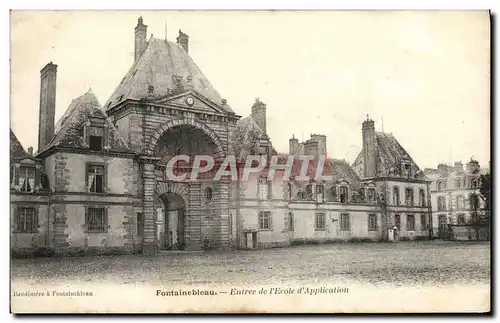 Cartes postales Fontainebleau Entree De l&#39Ecole d&#39Application