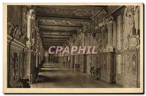 Ansichtskarte AK Fontainebleau Le Palais Galerie Francois 1er