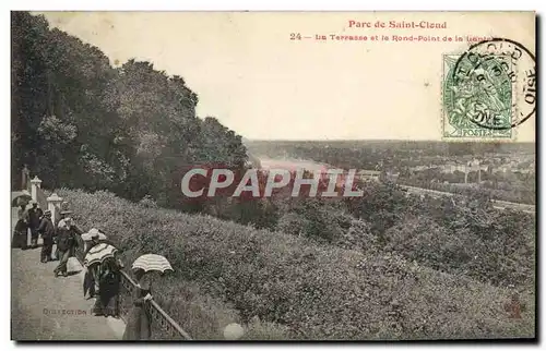 Cartes postales Parc de Saint Cloud La Terrasse et le Rond Point