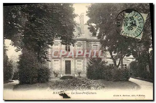 Cartes postales Mantes La Sous Prefecture