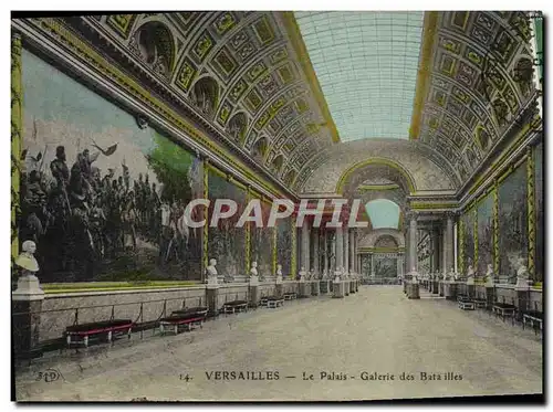 Cartes postales Versailles Le Palais Galerie des Batailles