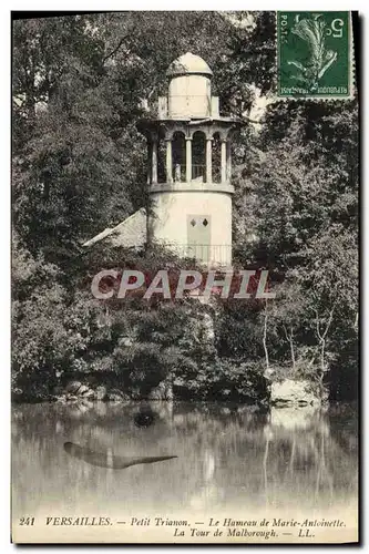 Cartes postales Versailles Petit Trianou Le Hameau de Marie Antoinette La tour de Malborough