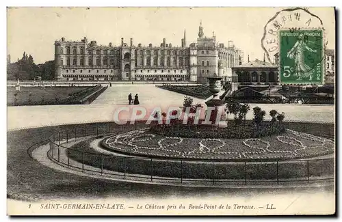 Cartes postales Saint Germain En Laye Le Chateau Pris du Rond Point de la Terrasse