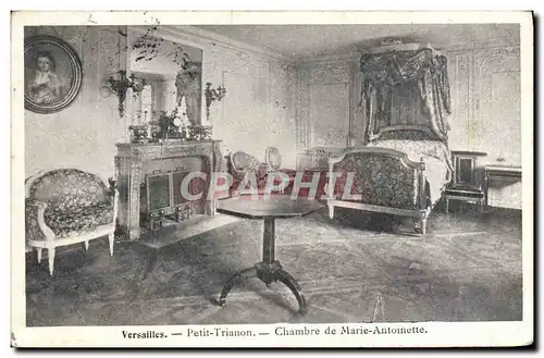 Ansichtskarte AK Versailles Petit Trianon Chambre de Marie Antoinette