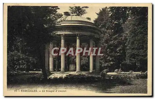 Cartes postales Versailles Le Temple d&#39Amour