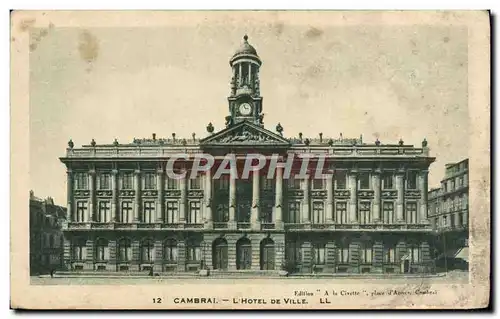 Cartes postales Cambrai L&#39Hotel De Ville