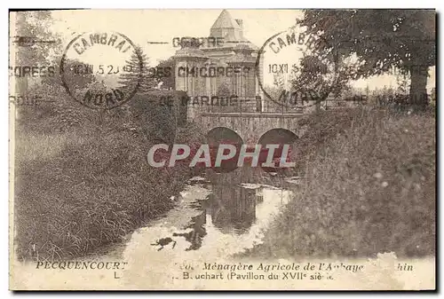 Ansichtskarte AK Pecquencourt Ecole Menagere Agricole de L&#39Abbaye