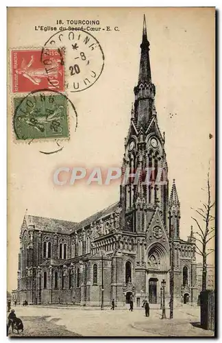 Cartes postales Tourcoing L&#39Eglise Du Sacre Coeur